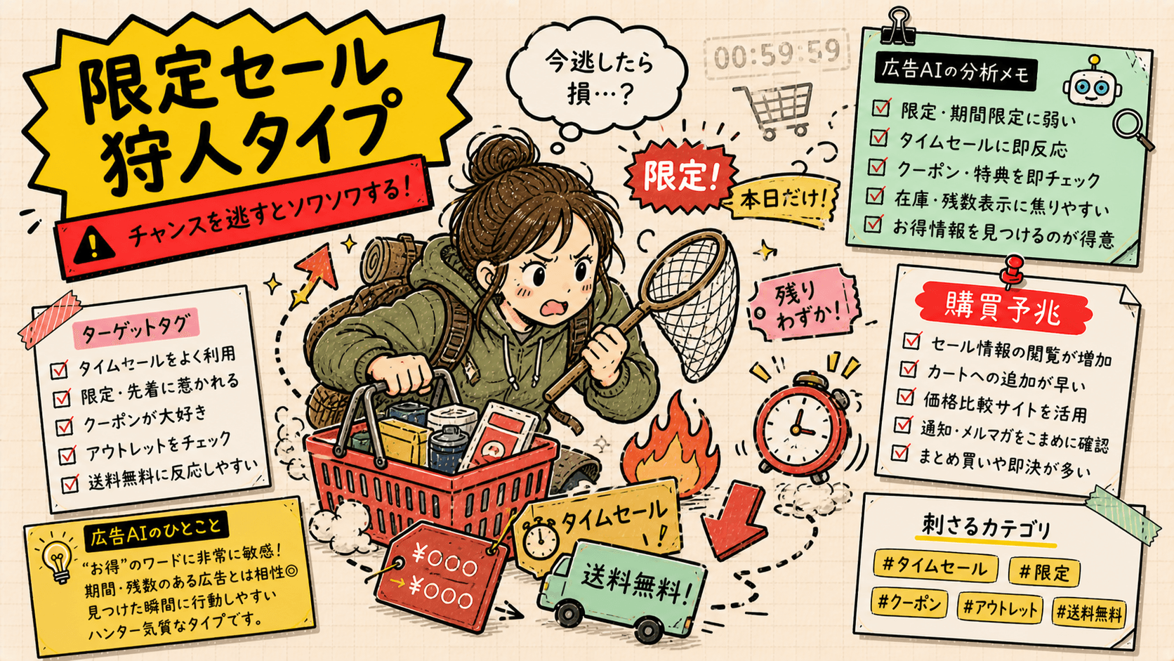 体調検索で心を落ち着かせるタイプの広告人格タイプ画像