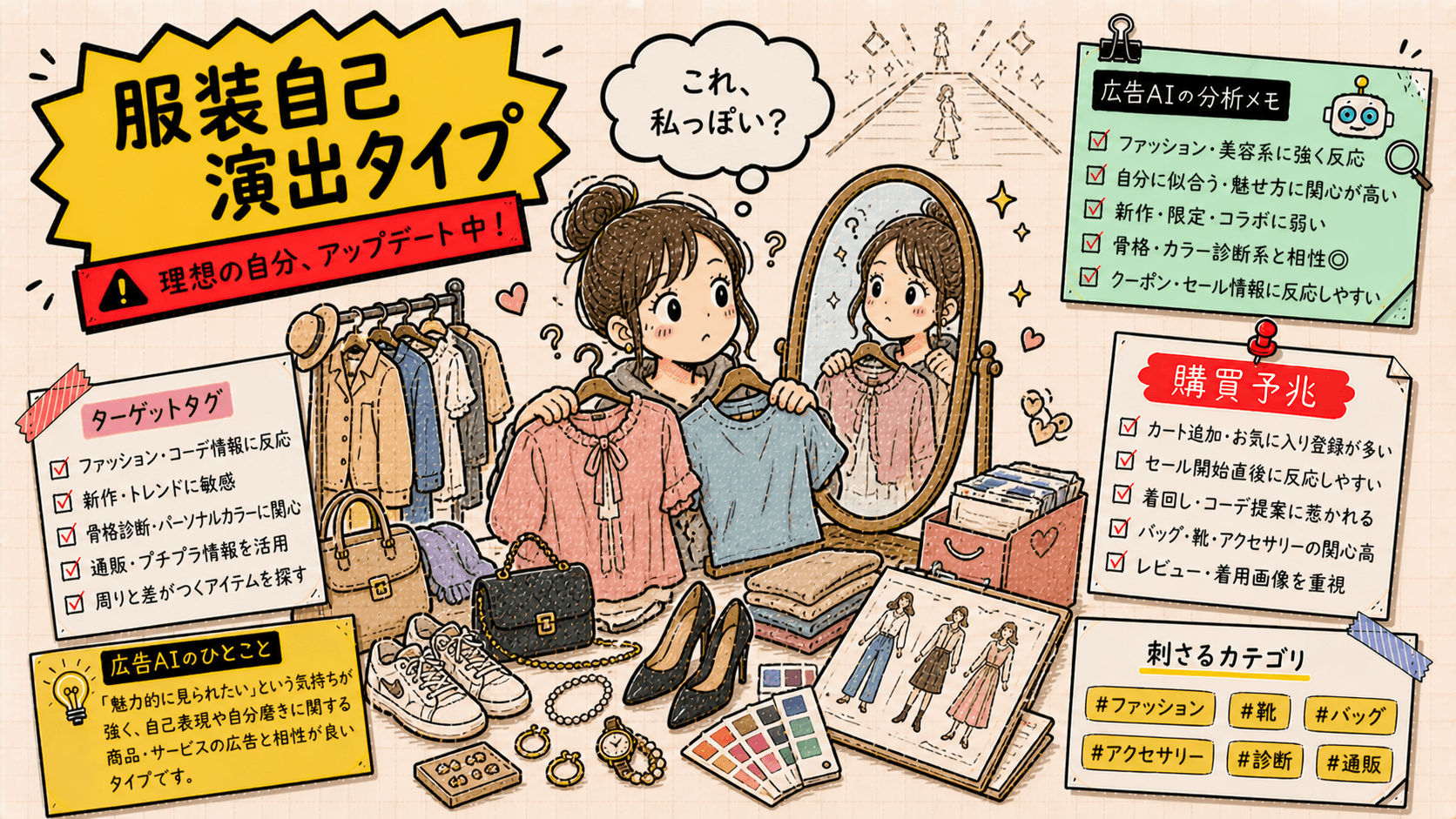未来不安フル装備デラックスの広告人格タイプ画像