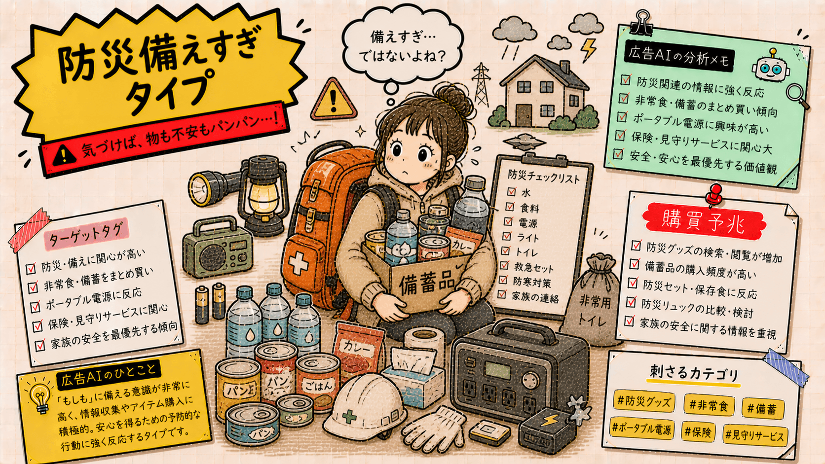 自分磨きの監査が厳しいタイプの広告人格タイプ画像