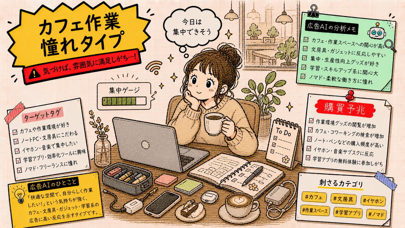還元率でかわいくなりたいタイプの広告人格タイプ画像