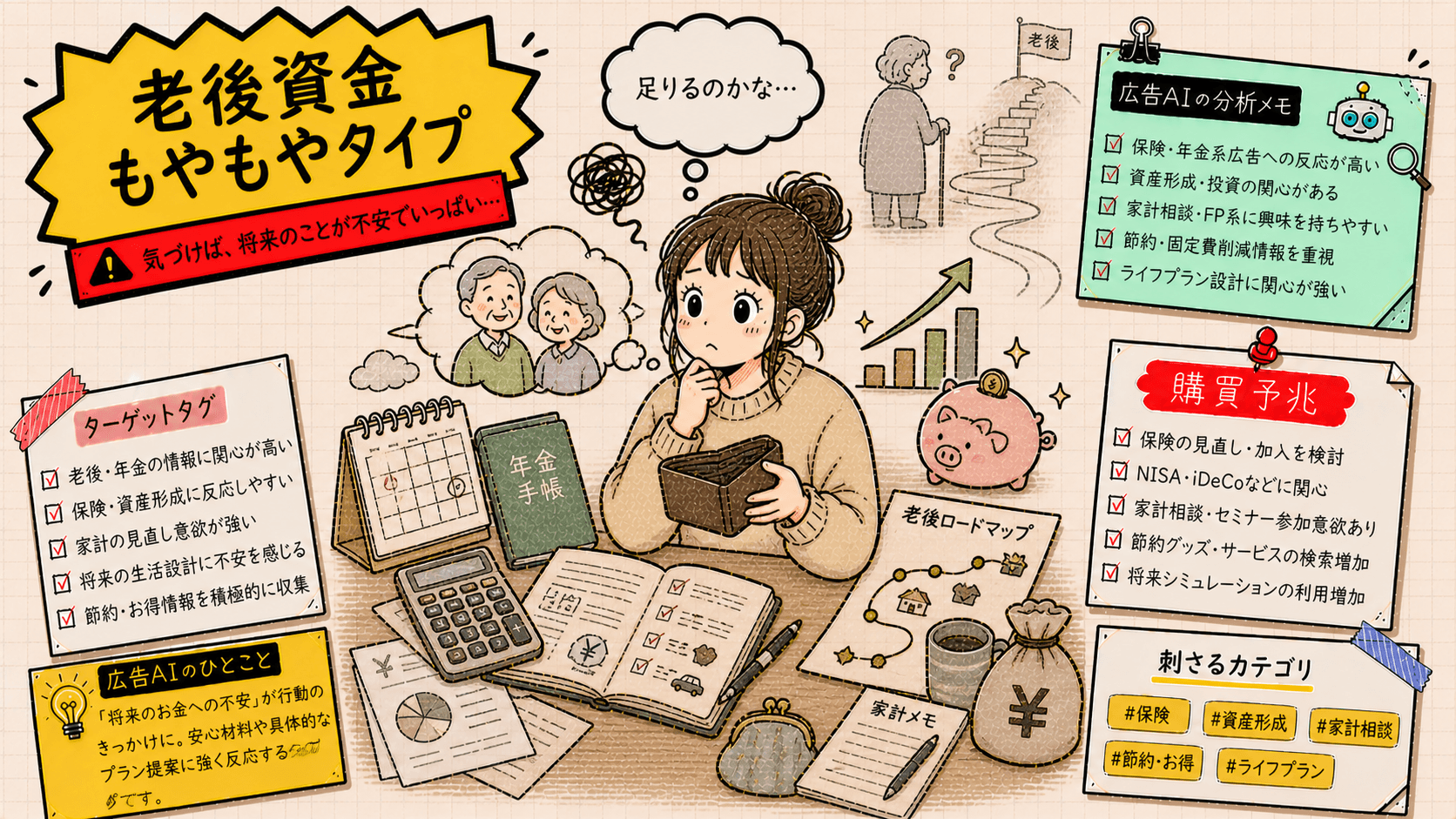 節制を美徳に変換するタイプの広告人格タイプ画像