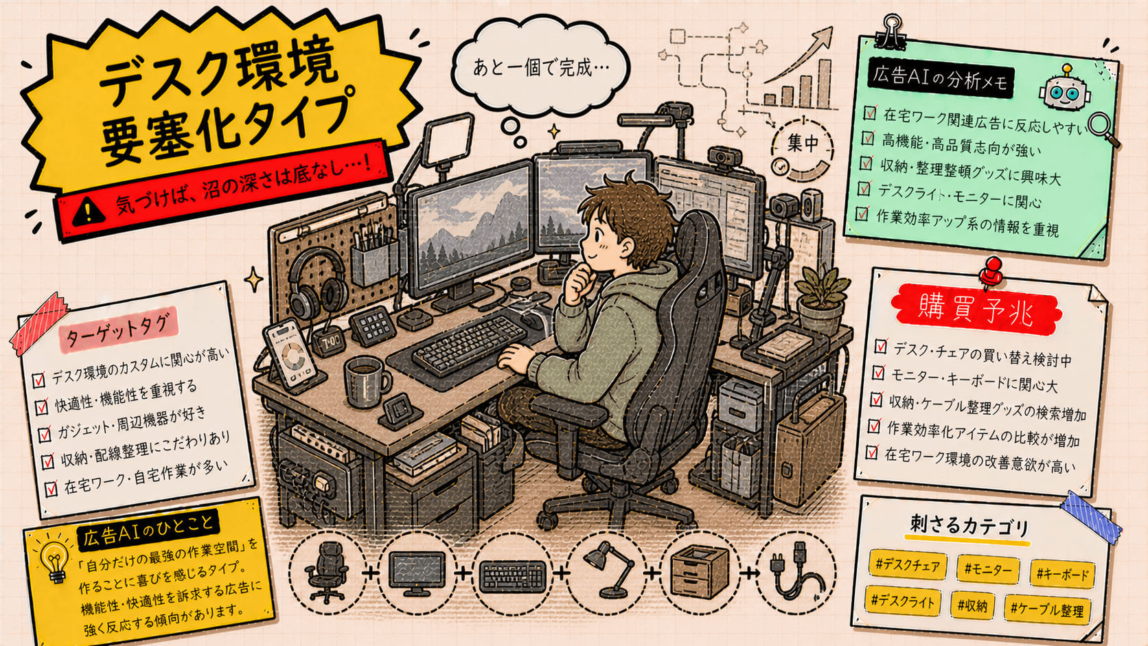 新作と新機能で気分を着替えるタイプの広告人格タイプ画像