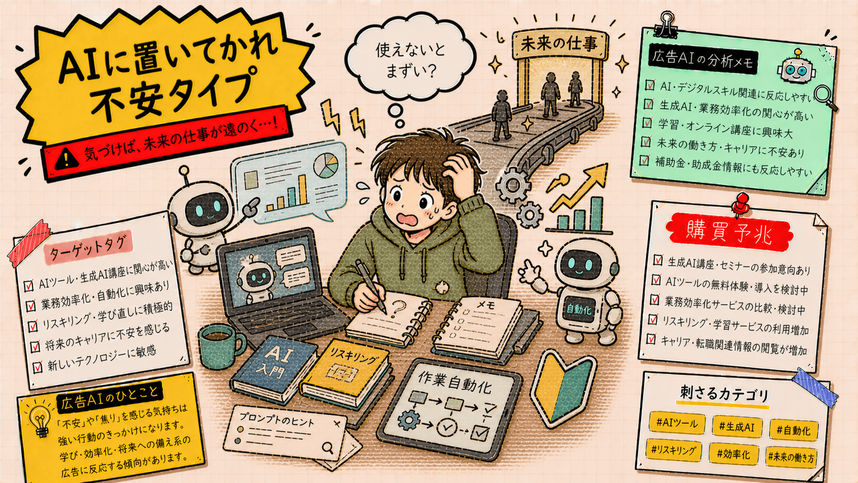運命の前にコンディションを整えるタイプの広告人格タイプ画像