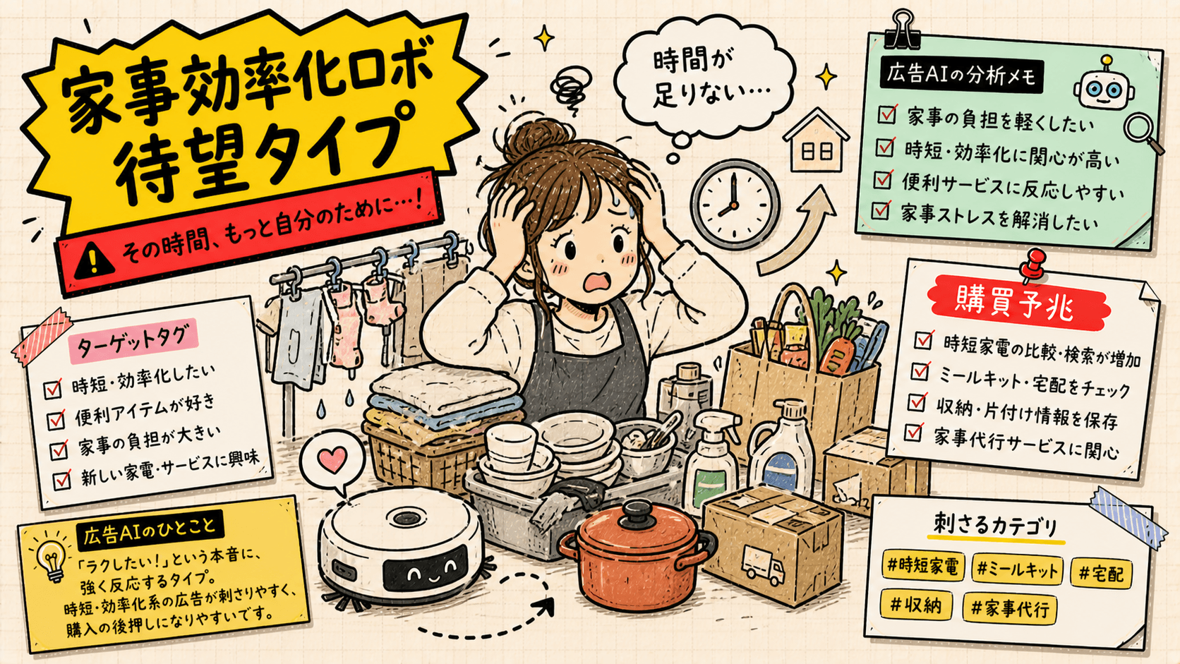現実の報酬不足をログボで補うタイプの広告人格タイプ画像